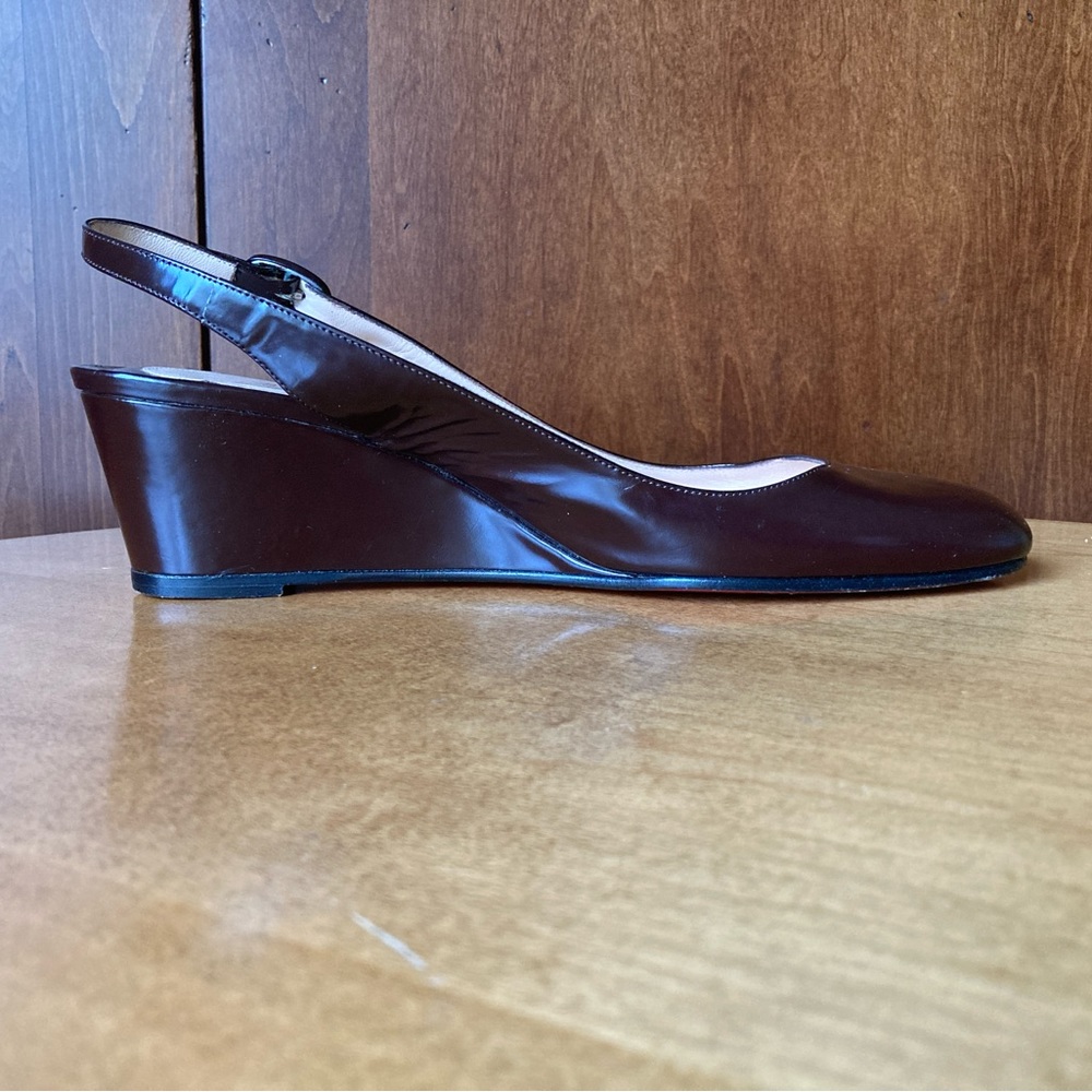 Christian Louboutin Cynthia Slingback Wedge - Picture 8 of 15